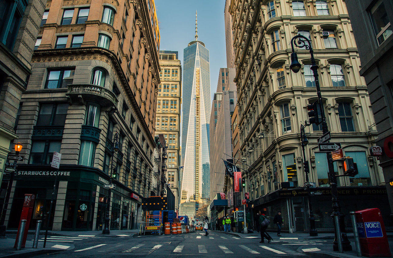Calle de Manhattan, NY.